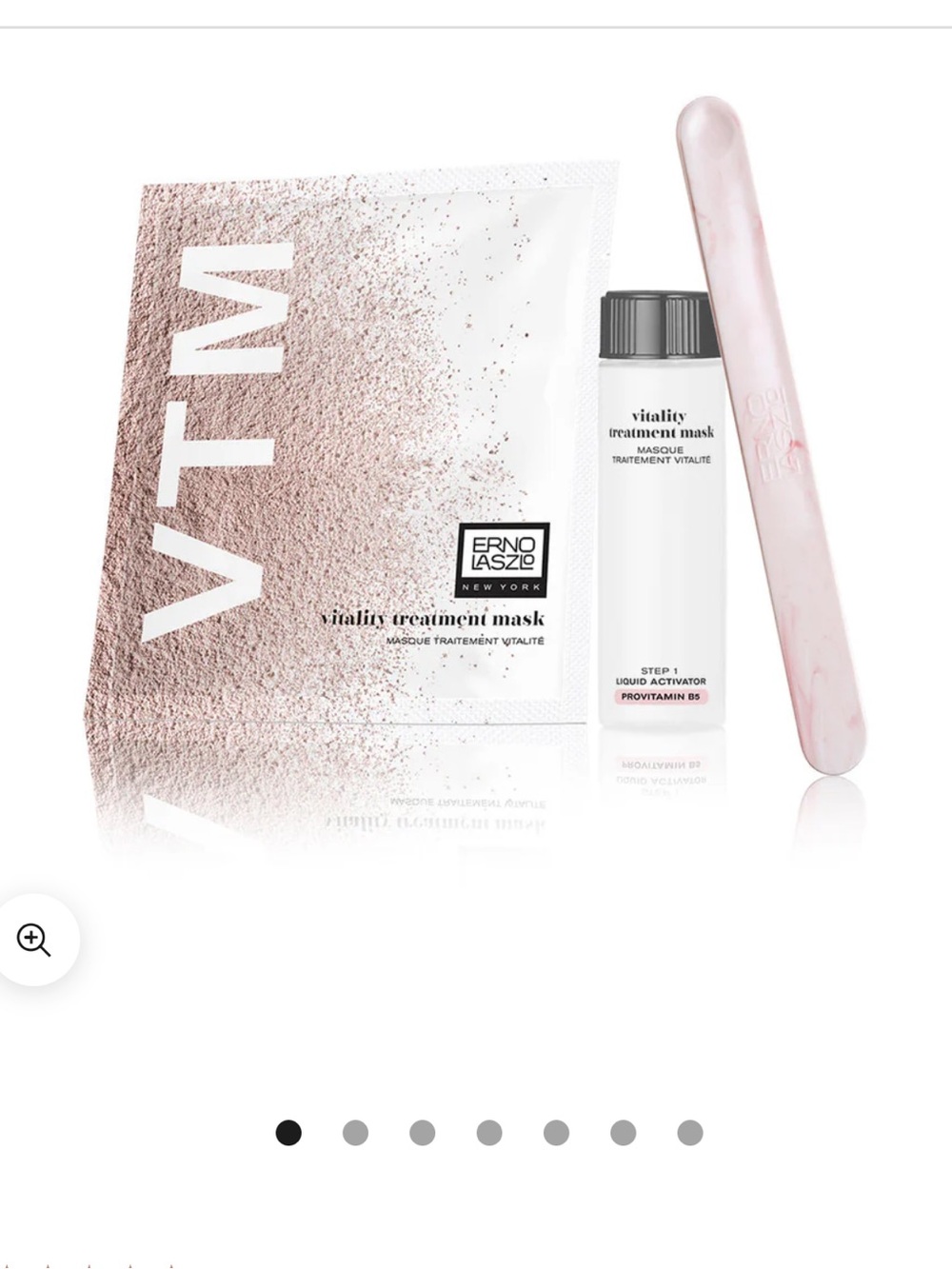Erno Laszlo Vitality Treatment Mask - Rose Gold Shimmer & White 1 pack each